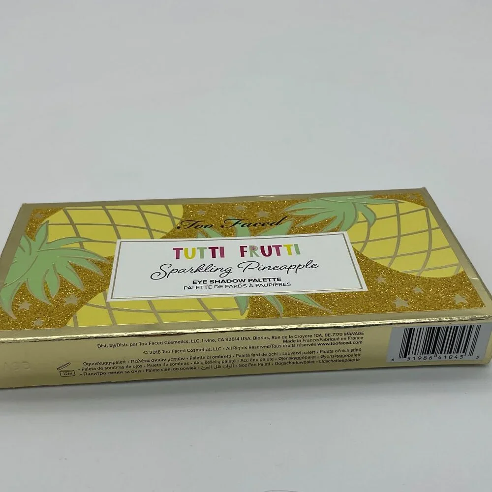 Too Faced Tutti Fruitti Sparkling Pineapple Eyeshadow Six Shades Palette NIB